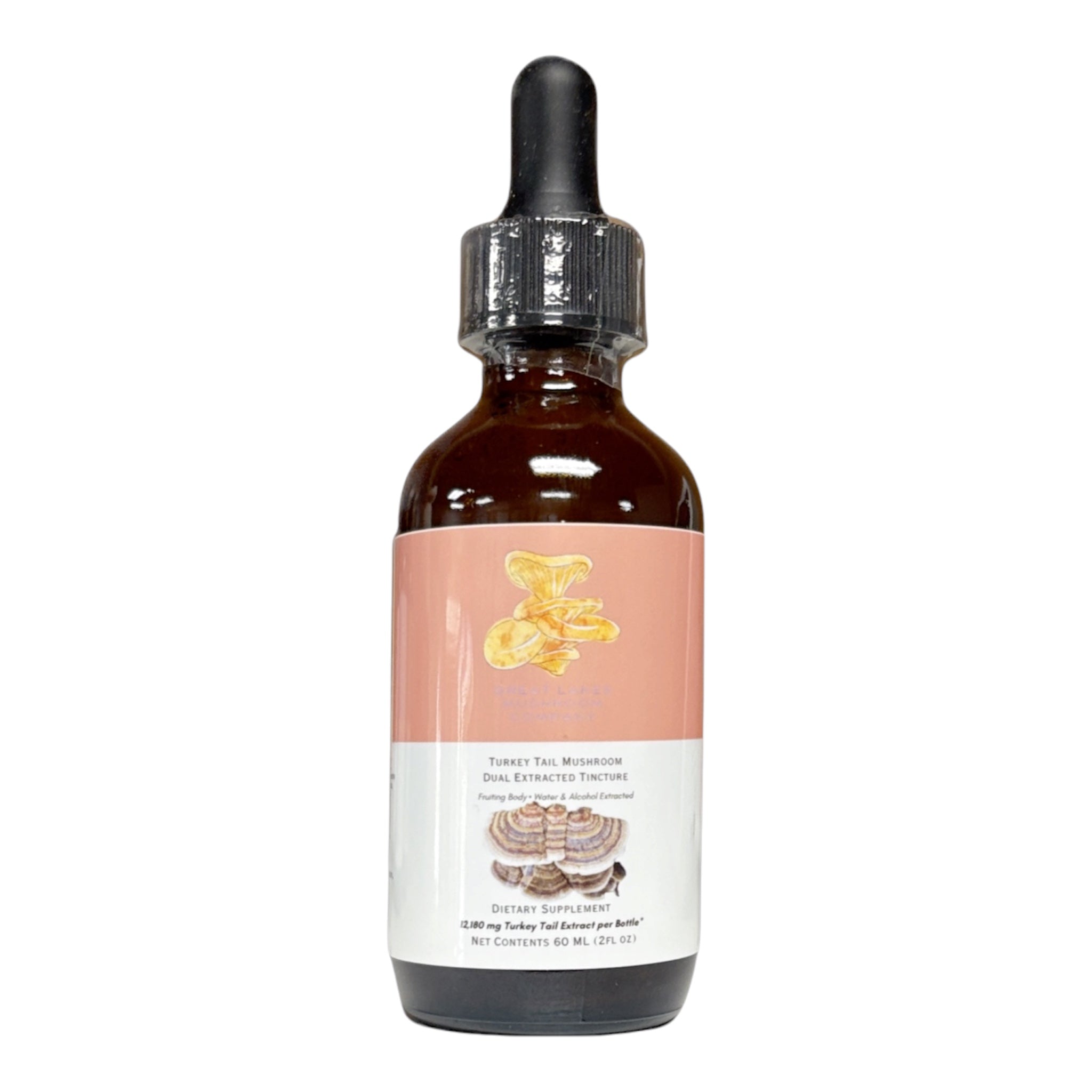 Turkey Tail Dual Extracted Tincture | 60ml | 12,180mg