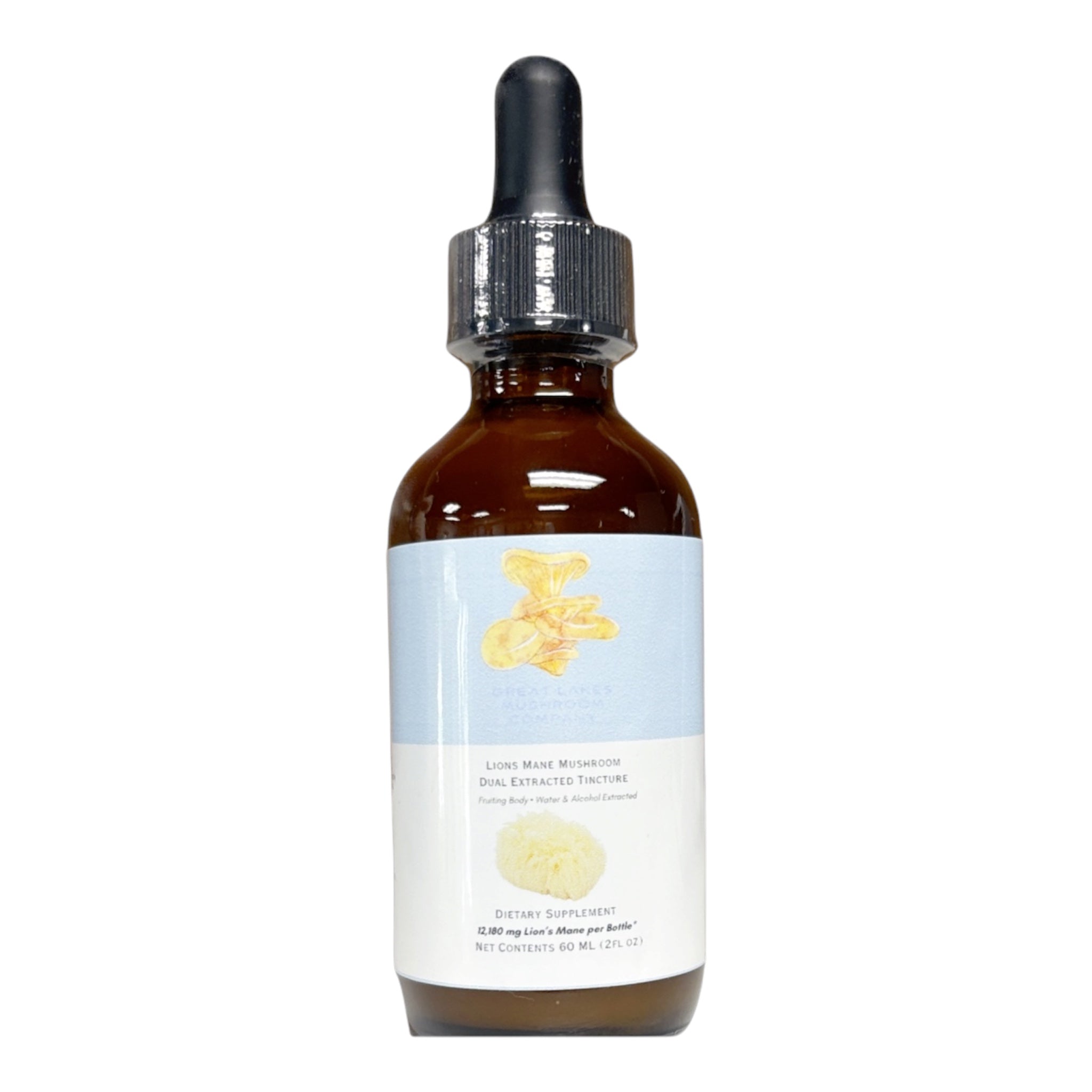 Lions Mane Dual Extracted Tincture | 60ml | 12,180mg